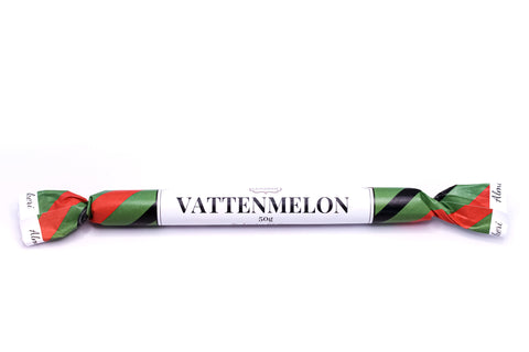Vattenmelon - Polkagrisstång 25st/frp