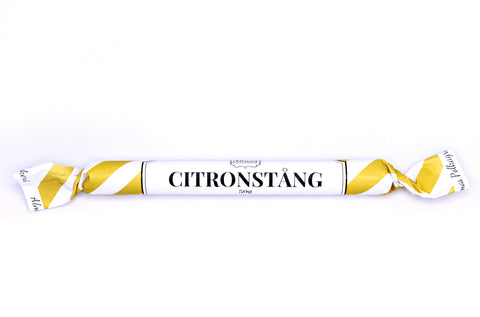 Citron - Polkagrisstång 25st/frp