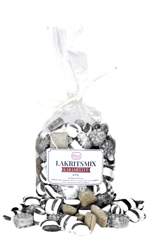 Lakritsmix karameller stor 12st/frp